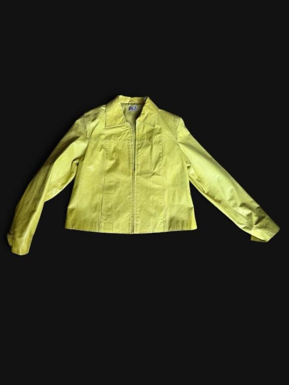 Vintage Lime Green Leather Jacket